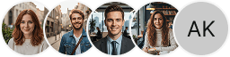 Multiple investor profile avatars on Dong Phuhung trading review block